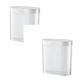 thumbnail image 1 of Oleegame 2PC Blue Juice Plastic Wraps Storage Box Plastic Wrap Storage Box Kitchen Hole Removable Wall Mounted Plastic Wrap Storage Box, 1 of 9