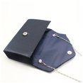 thumbnail image 2 of Xingzhi Women Envelope Bag Portable Hasp Rhinestone Replacement Stylish Solid Color Party Banquet Bridal Handbag Pouch Dark Blue, 2 of 6