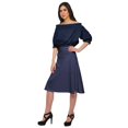 thumbnail image 2 of Moomaya Jupe Imprimée pour Femmes en Poly Spandex Tenue Décontractée Jupe d'Été pour Filles, 2 of 5