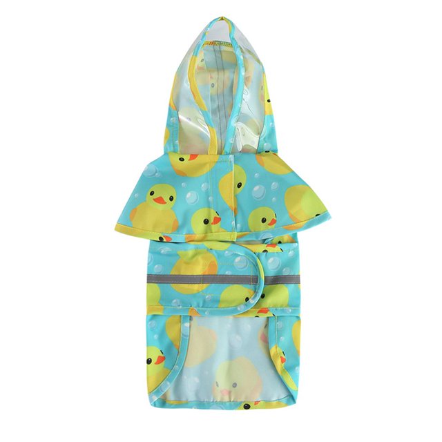 Imperméable Chien à Capuche Slicker Poncho pour Petits à X-Grands Chiens et Chiots