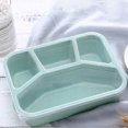 thumbnail image 2 of SIfdSeng Toddler Snack Container Wheat Straw Lunch Box Japanese Lunch Box Student Lunch Box Work Portable Microwave Square Snack Fast Food Box Lunch Boxes for Kids Snack Containers for Adults, 2 of 4