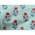 thumbnail image 4 of oneOone Cotton Poplin Fabric Leaves & Floral Block Print Fabric BTY 42 Inch Wide, 4 of 4