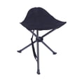 thumbnail image 4 of koolsoo Camping Stool Chair Compact Folding Tripod Stool for Walking Camping Fishing Black, 4 of 9