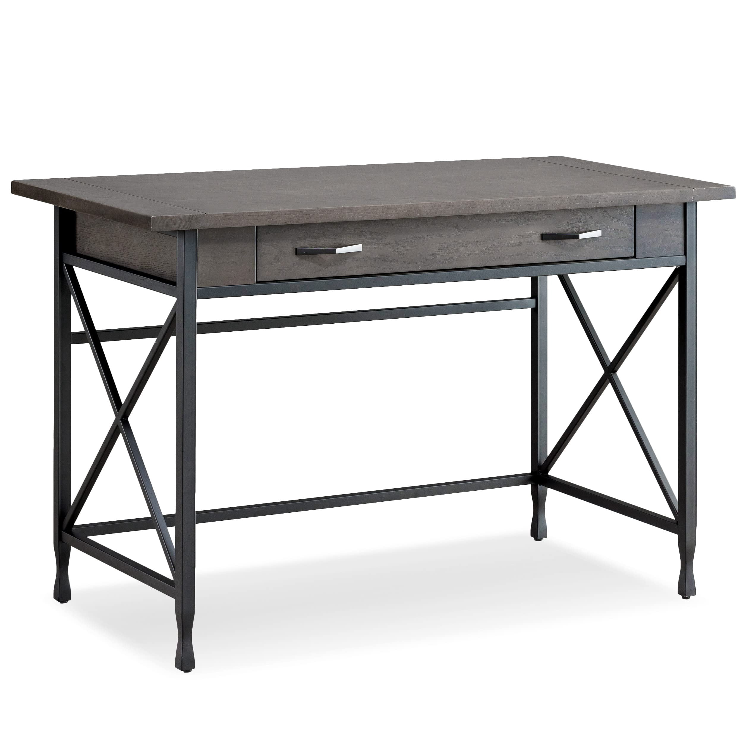 Bowery Hill Contemporary Writing and Computer Desk in Black