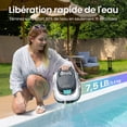 thumbnail image 3 of Aiper Scuba 800 Cordless Robotic Pool Cleaners for Flat Above-Ground Pools, up to 860sq.ft, 3 of 18