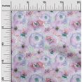 thumbnail image 1 of oneOone Silk Tabby Fabric Watercolor Floral_Printed Craft Fabric BTY 42 Inch Wide, 1 of 4