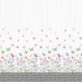 thumbnail image 1 of Soimoi Moss Georgette Fabric Leaves,Bell Flower & Butterflies Panel Print Fabric by the Yard 42 Inch Wide, 1 of 1