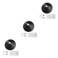 thumbnail image 4 of bedienty Mangeoire pour Animaux en Plastique, Protection Extérieure Réutilisable pour l'Alimentation des Grains 12 Pouces 3Ensemble, 4 of 6