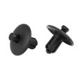thumbnail image 4 of Unique Bargains 20pcs Plastic Rivet Black Fender Bumper Push-Type Fastener Clips for Audi 4D0-807-300, 4 of 6