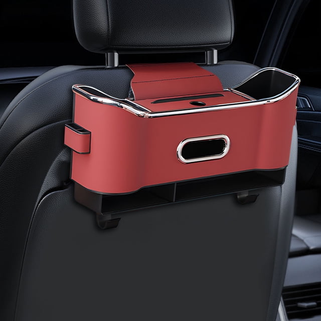 Car Seat Back OrganiserCup HolderTissue Box