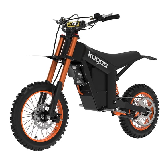KUGOO Electric Dirt Bike, Electric Motorcycle Max 200N.M, 14''12'' Fat Tire Electric Bike Adults Teen, 48V/21Ah EBike, Electric Bicycles Snow Mountain Beach