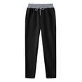 thumbnail image 1 of AherBiu Sweatpants For Men Fleece Lined Drawstring Elastic Waisted Straight Leg Pants With Pockets Casual Gym Workout Trousers, 1 of 6