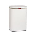 thumbnail image 1 of relayinert Hanging Stainless Steel Garbage Bin Effortless Waste Disposal In Kitchen 8L matte white, 1 of 6