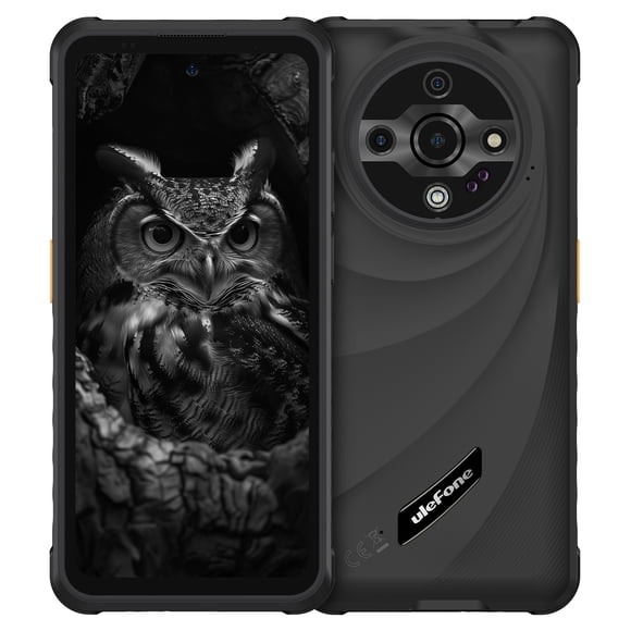 Ulefone Armor X31 Pro Rugged Smartphone, 6.56" HD+ Display, 16GB+256GB, 64MP+25MP Night Vision Camera, 6050mAh, MIL-STD-810H, IP68/IP69, Drop-Proof, NFC, Unlocked Dual SIM, Black