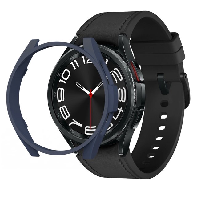 WIFKLSIIPG Compatible avec Samsung Galaxy Watch6 Classic 47mm Étui de Protection Demi-Pack PC Étui Creux Accessoires de Montre