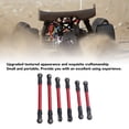thumbnail image 3 of 6Pcs RC Car Rod - Aluminum Alloy RC Car Steering Tie Rod, Enhances Performance, Temperature Resistant, for Slash Remote Controlled Car, 3 of 7