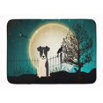 thumbnail image 1 of Carolines Treasures BB2288RUG Halloween Scary Smooth Fox Terrier Machine Washable Memory Foam Mat, 1 of 4