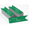 thumbnail image 2 of Inkdotpot Pack Of 50 Real Silver Foil Paper Tags Made With Love Text Favor Hang Tags, 2 of 6