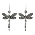 thumbnail image 2 of zanvin Mothers Day Gifts,Retro Multicolor Diamond Tassel Insect Earrings Female Long Ear Jewelry, 2 of 4