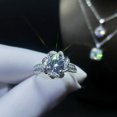 thumbnail image 3 of TopLLC Rings Ladies Fashion Rose Flower Diamond Style Opening Adjusted Ladies ring, 3 of 9