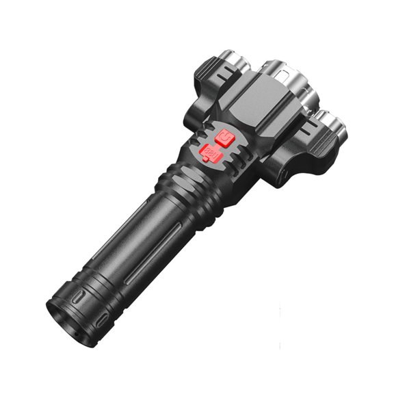 TIMIFIS Handheld Lamp Rechargeable LED Flashlight: 3 Modes, Ipx5, Powerful Handheld Flash, Suitable for Emergency Situations, Camping, and Hiking Other Exterior Accessories
