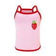 thumbnail image 2 of Agiferg Pet Dog Spring and Summer Wear Thin Short-board Fruit Embroidered Camisole, 2 of 5