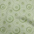 thumbnail image 1 of oneOone Viscose Jersey Light Green Fabric Geometric Line Art Circle Sewing Craft Projects Fabric Prints By Yard 60 Inch Wide, 1 of 4