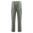 thumbnail image 4 of VEKDONE Womens Cotton Linen Long Pants Army Green S, 4 of 4