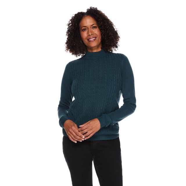 Chandail en maille torsadée Iyla pour femmes
