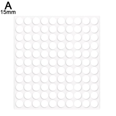 Adhérence Transparente 20 mm, Enlever le Pâte Ronde, Points Adhésifs Double Face, Rem Poteau G8 A6N2