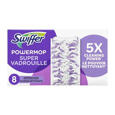 Swiffer PowerMop Multi-Surface Mopping Pad Refills for Floor Cleaning, 8 count