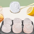 thumbnail image 4 of Chmadoxn Kitchen Gadgets, Rose Ice Lattice 1.65 Inch Whiskey Ice Lattice Tray With Lid The Shape Of Rose For Daily Drinking Water Milk Coffee Ice Lattice Cocktails Rose Ice Lattice, 4 of 9