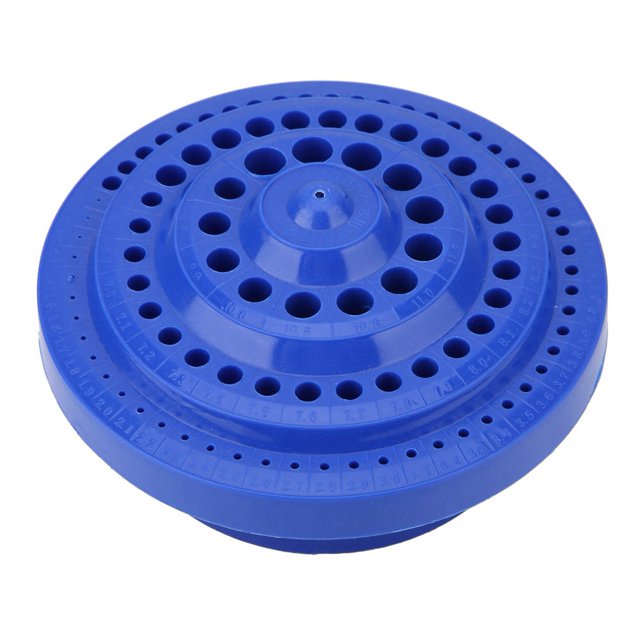 Drill Storage Box,1-13mm Round Shape Hard Round Shape Dill Storage Box Drill Bit Organizer Crafted with Care