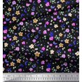 thumbnail image 3 of Soimoi Modal Satin Fabric Flower Watercolor Printed Fabric 1 Yard 42 Inch Wide, 3 of 3