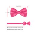 thumbnail image 4 of INSPIRE CHIC Accessoires de Nœud Papillon pour Homme Sangle Ajustable Formel Uni Smoking Pré-Noué Rouge Rose, 4 of 5
