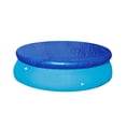 thumbnail image 1 of Shisuyan Couverture Gonflable pour Piscine Spa Couverture Ronde pour Piscine 10 Pieds 1Pcs Bleu, 1 of 8