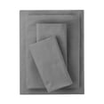 thumbnail image 1 of Mainstays 4-Piece 300 Thread Count Grey - CVC Cotton Blend Bed Sheet Set, Twin (Adult), 1 of 7