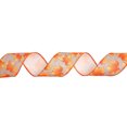 thumbnail image 2 of Multicolor Halloween Party Decoration Ribbon 16.4 Foot Faux Linen Woven Ribbon With Pumpkin Maple Leaf Design Seasonal Festive Decor Diy Craft Gift Wrapping 0.19 Lb, 2 of 6