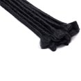 thumbnail image 3 of 3 Packs Handmade Dreadlocks Extensions Men‘s Dreadlocks Fashion Reggae Hair Hip-Hop Style Synthetic Dreadlocks Hair For Men  Dark black 12”-75g, 3 of 6