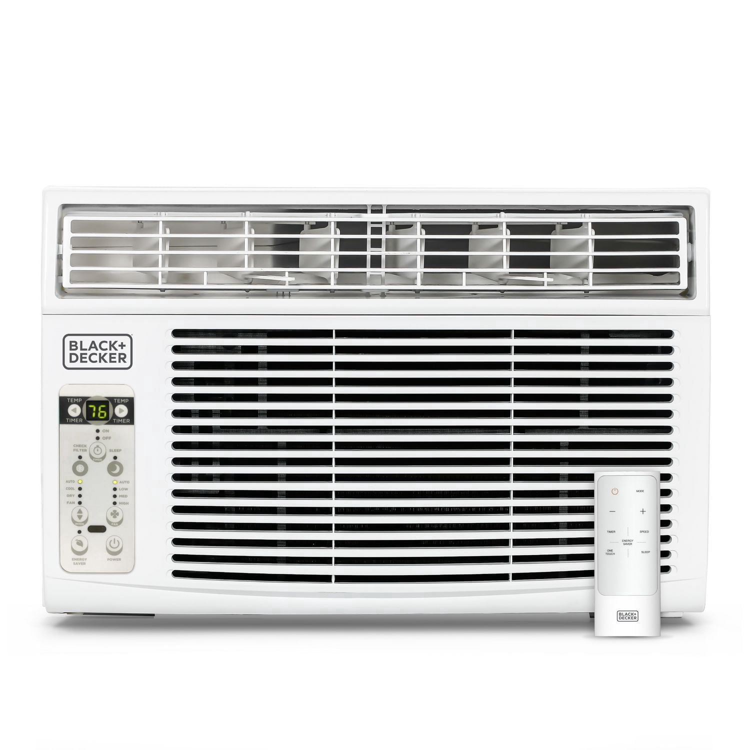 BLACK+DECKER BD12WT6 Window Air Conditioner with Remote Control ,12000 BTU, Cools Up to 550 Square Feet, Energy Efficient, White