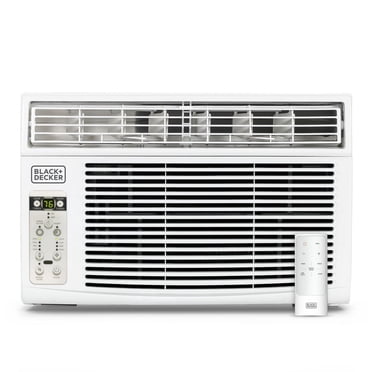 BLACK+DECKER BD12WT6 Window Air Conditioner with Remote Control ,12000 BTU, Cools Up to 550 Square Feet, Energy Efficient, White