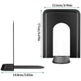 thumbnail image 2 of Bookends, Black Metal Bookends, Storage Bookends Bookends, Black Metal Bookends, Bedroom Bookends Office, 2 of 4