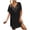 Black, variant on Womens Swimsuit Coverup Lace Crochet V Neck Bathing Suit Cover Up Dress Beach Cover Ups For Swimwear Swimwears Cover-Ups Xxl