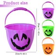 thumbnail image 3 of Halloween Decorations Luminous Led Pumpkin Bucket Halloween Light up The Bucket A Decorative Candy Container for Kids and Toddlers A Favorite Accessory for Parties Halloween Party Favors Halloween De, 3 of 9