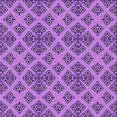 thumbnail image 1 of Ahgly Tapis d'Intérieur Lavable en Machine Carré Violet Transitionnel, 4 Pieds Carré, 1 of 7