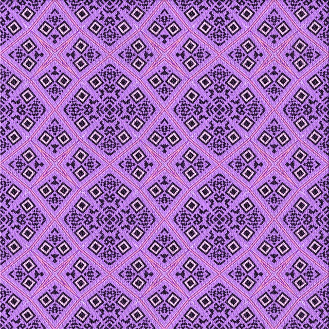 Ahgly Tapis d'Intérieur Lavable en Machine Carré Violet Transitionnel, 5 Pieds Carré