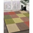 thumbnail image 3 of Ahgly Company Tapis Rectangulaire Lavable en Machine Intérieur Transitionnel Rouge Châtaigne, 7 Pieds x 10 Pieds, 3 of 7