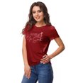 thumbnail image 2 of Inkdotpot Personalized Womens Tshirt Top Future Mrs WeddingAnnouncement Shirt-6P, 2 of 8