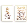 thumbnail image 1 of 2PCS Canvas Print Fashion Maxim Decorative Wall Picture Canvas Wall Art for Home, 1 of 6