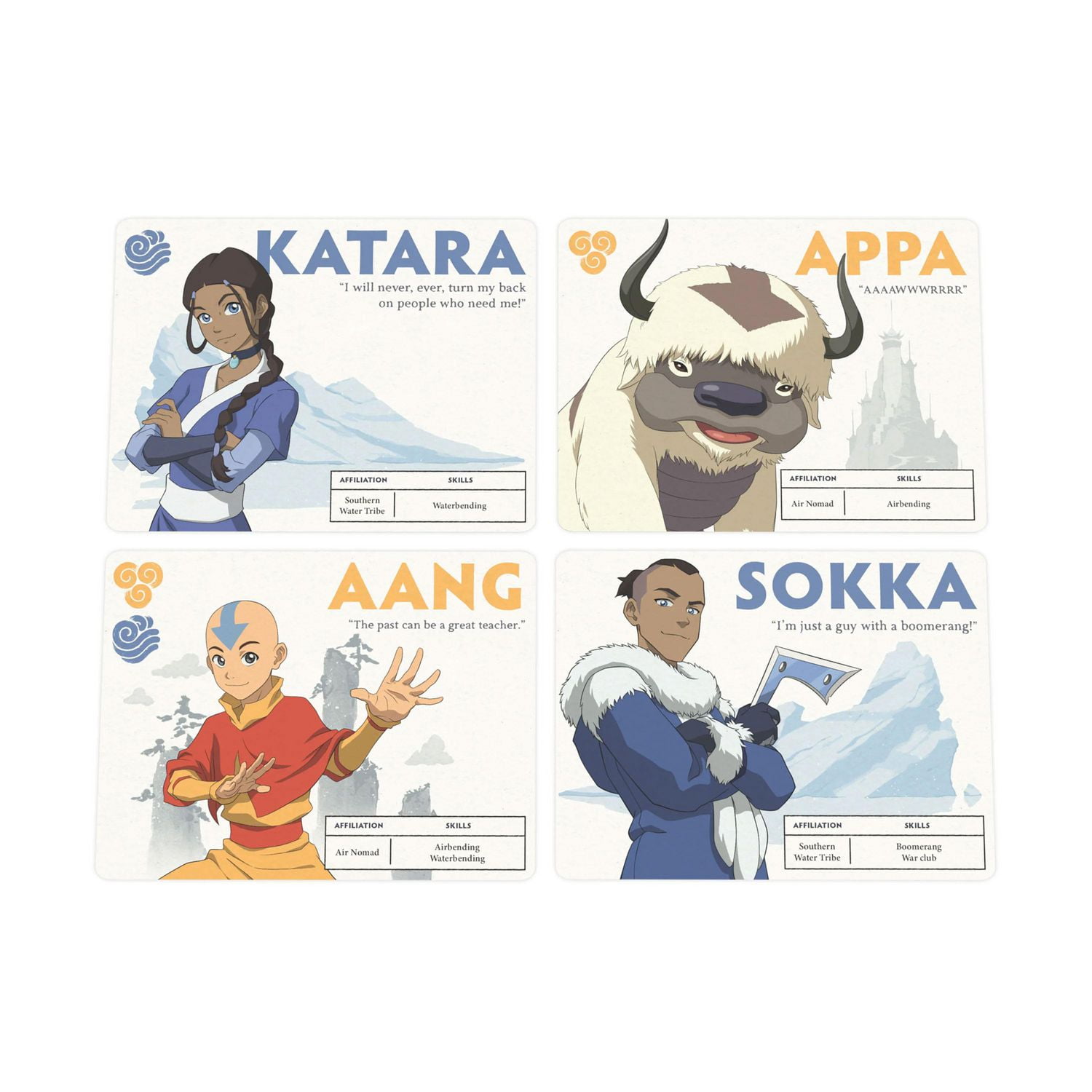 USAopoly Avatar The Last Airbender: Aang's Destiny Un Jeu De Plateau Coopérative Et Construction De Jeux